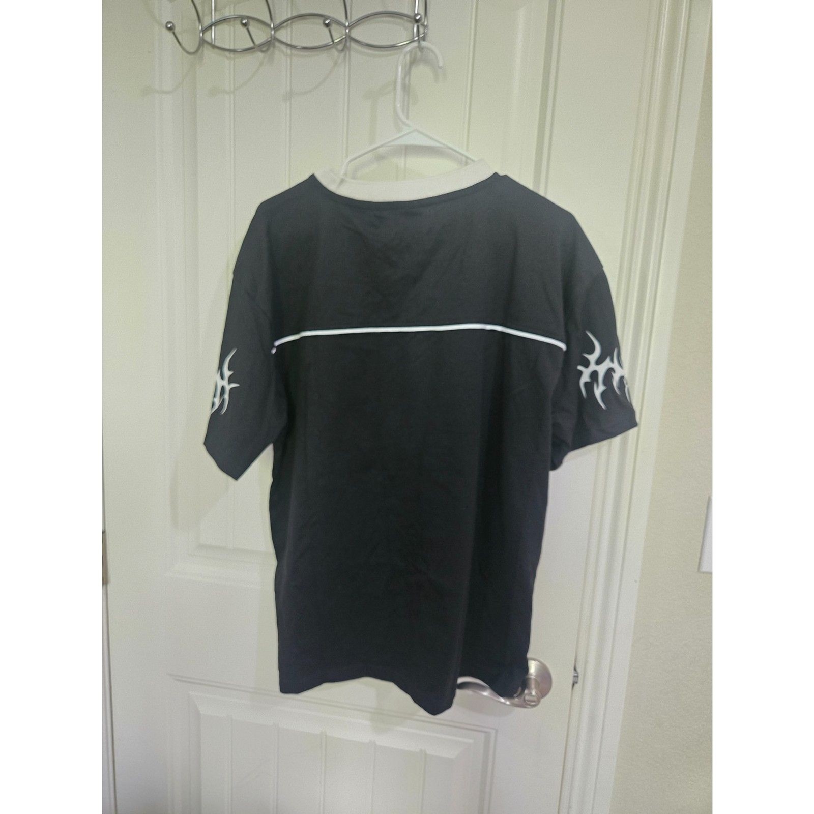 WXYZ MFGO Limitless 00 Black White Graphic T-Shirt Streetwear Size Large