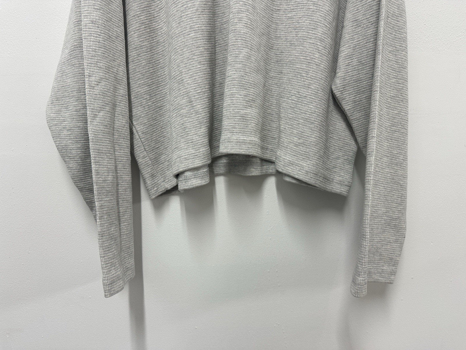 Scuffers Camelot Light Grey Polo Top Size Large Long Sleeve