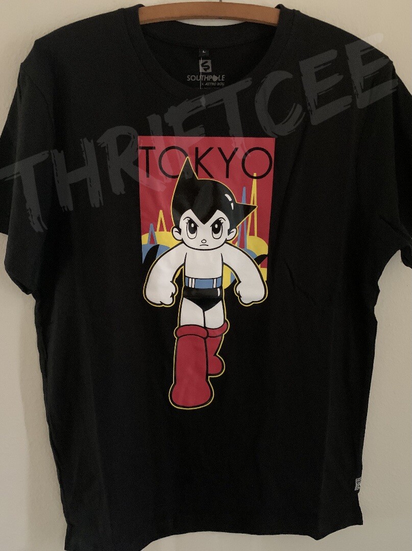 NWT L Astro Boy SouthPole T-shirt Vintage Japan Cartoon Tokyo Pop Art Unisex