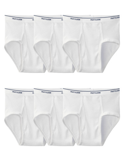 fruit of the loom Men’s White Brief famous brand bag