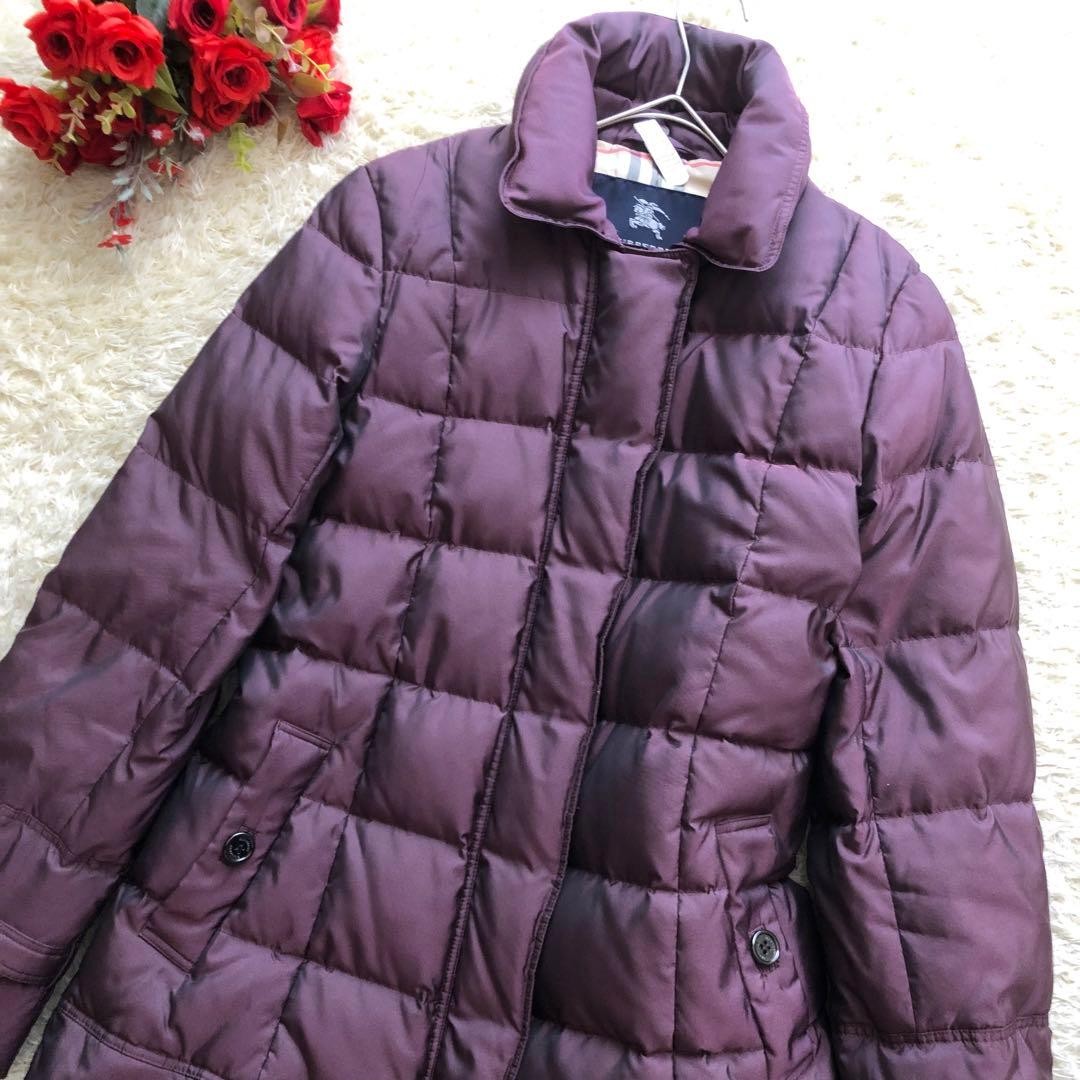 BURBERRY LONDON down coat L glossy
