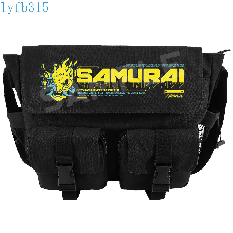 Cyberpunk：Edgerunners Schoolbag Casual Crossbody Bag Casual Shoulder Bag