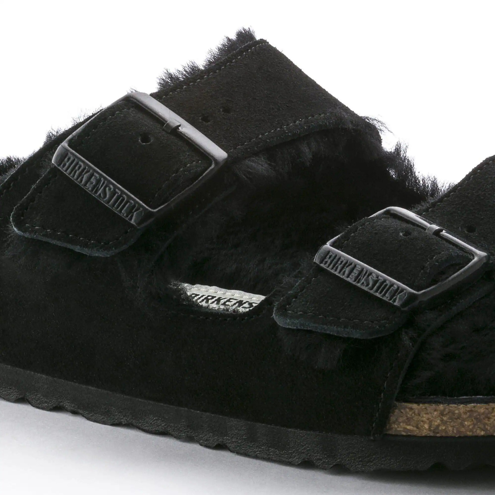 Birkenstock Arizona Shearling Suede Leather Sandals Unisex Shoes Sizes 6–9