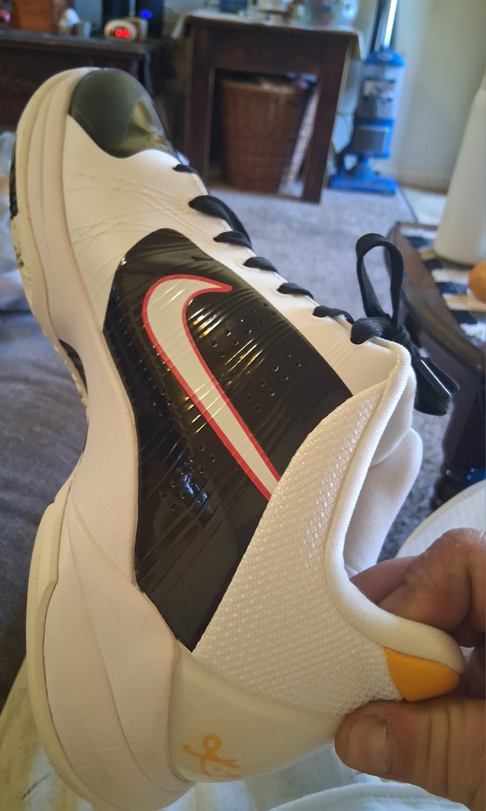 Nike Zoom Kobe 5 Protro Alternate Bruce Lee CD4991-101 White/Black/Red Low