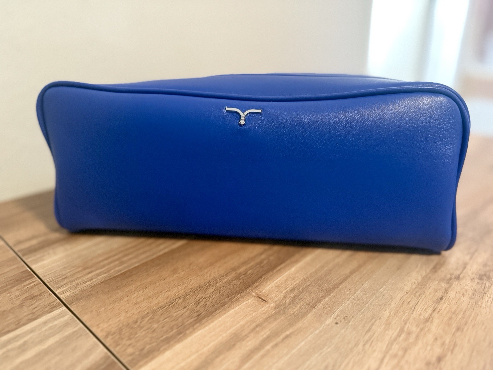 Larusmiani Milano Wash Bag Kaiser – Blue – Toiletry Bag – Made in Italy