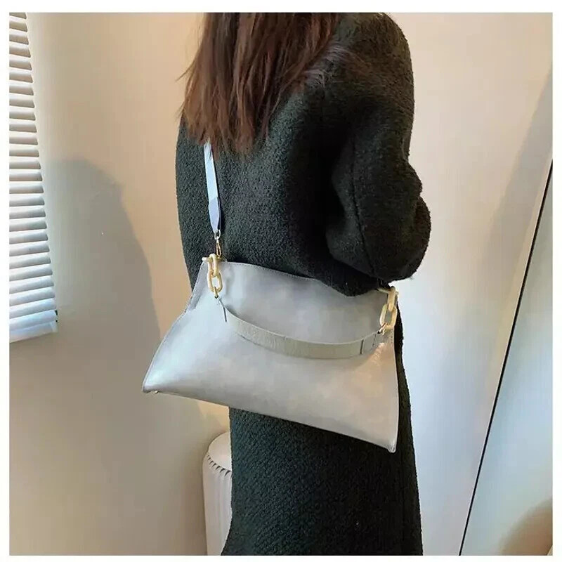 Women’s Large Capacity Soft Leather Shoulder Bag Crossbody Tote Handbag Purse