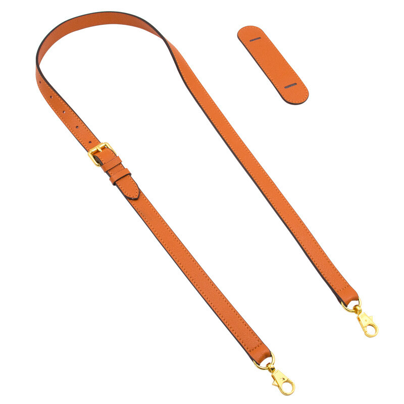 Shoulder Hand Strap For HERMES Taurillon Clemence Accessories Orange