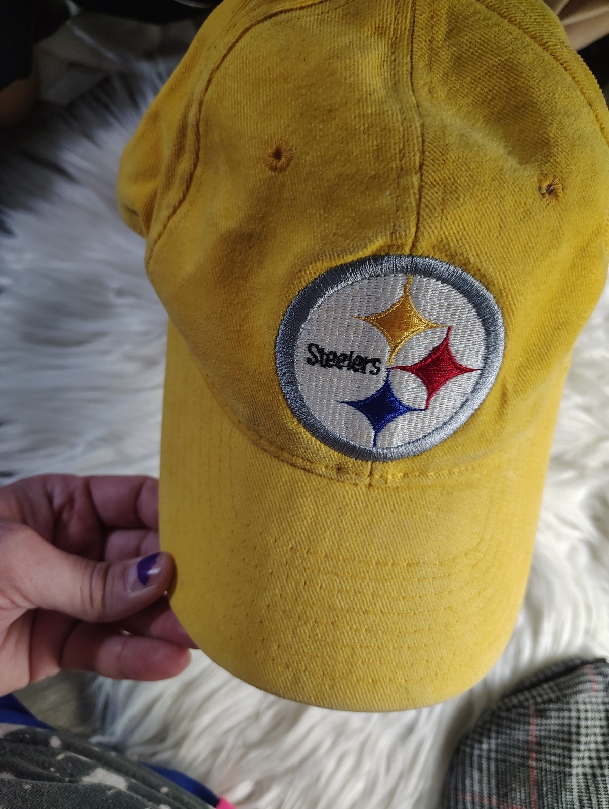 Vintage 90s Starter Pittsburgh Steelers Embroidered Curved Brim Adjustable Hat