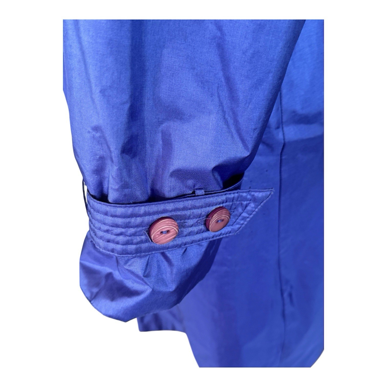 Vintage Chiago By Fleet Street Blue Trench Coat 10
