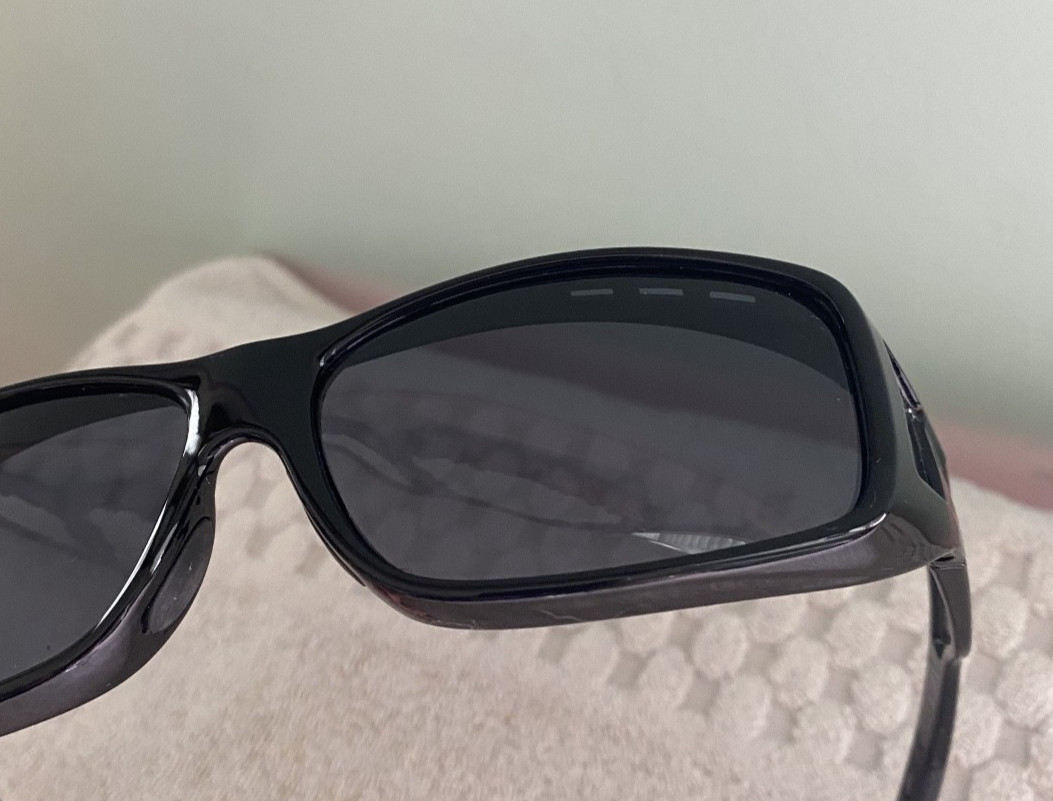Duco Polarized Sunglasses DC 8954 Black Frames 61-15-131mm Wear over Glasses