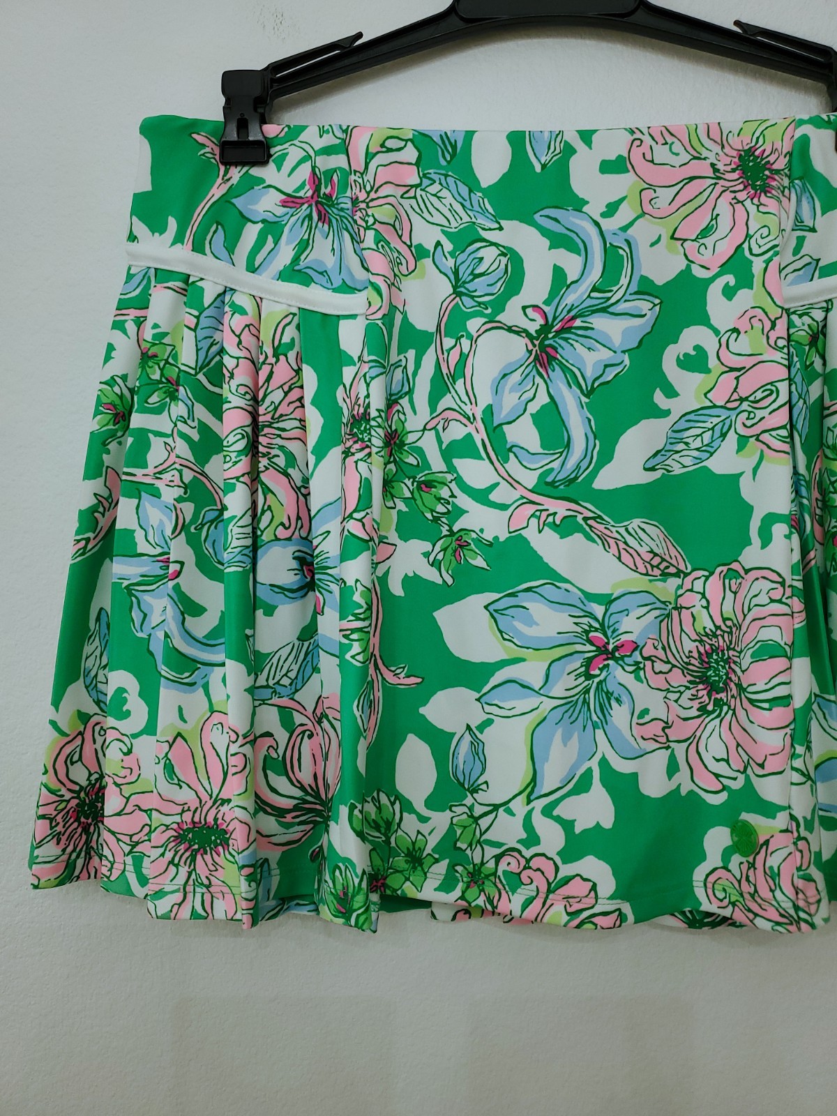 Lilly Pulitzer Women’s Bacio Skort UPF 50+ Spearmint Blossom Views Medium