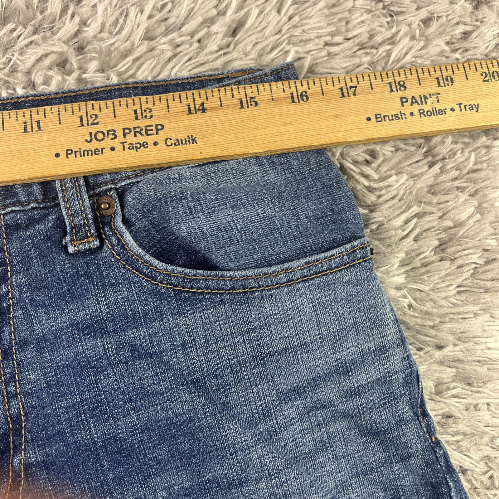 Lucky Brand Mens Jeans 221 Original Straight 32×32 Blue Denim 5 Pocket