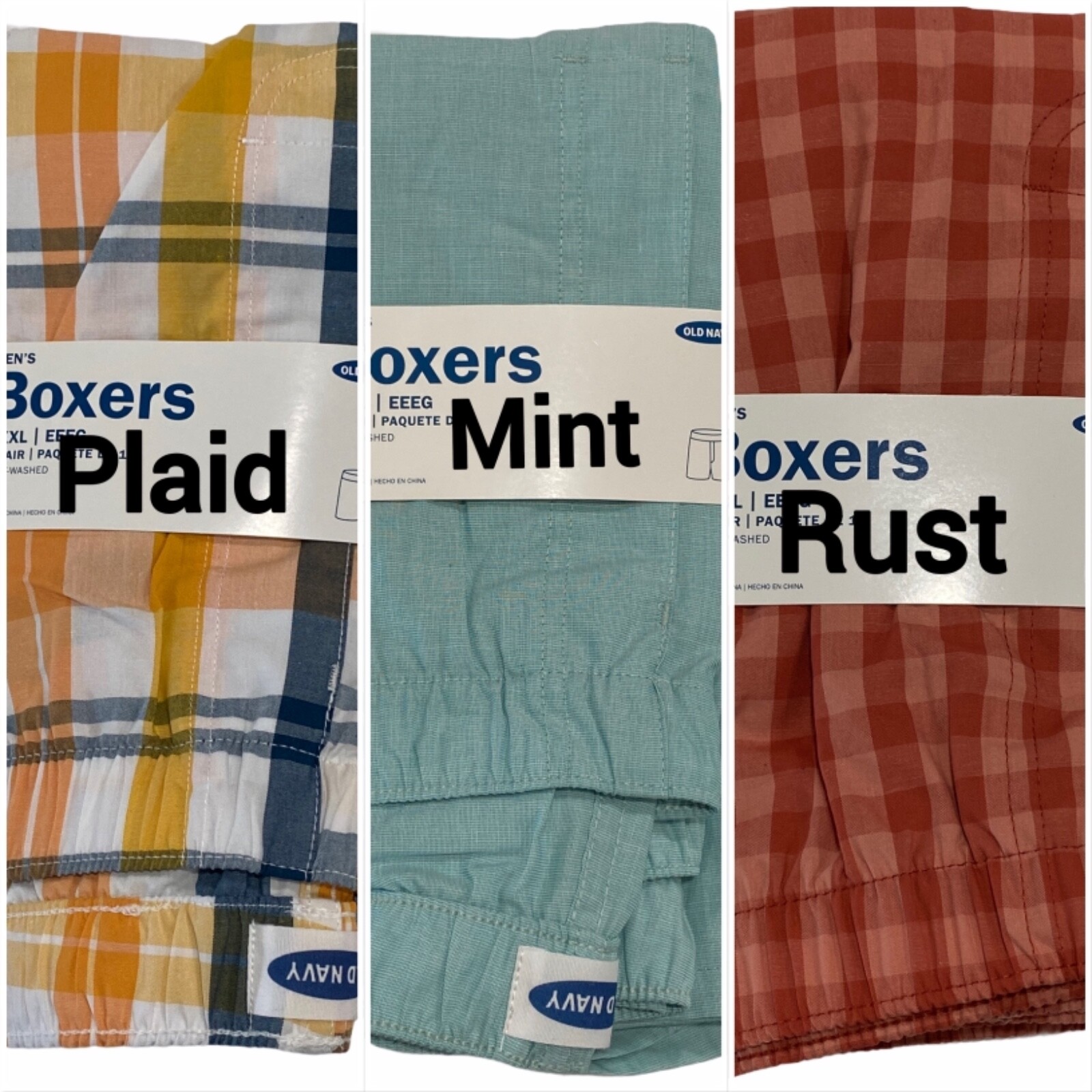 NWT OLD NAVY Boxer Underwear Sz S-M-L-XL-XXL-XXXL Assorted Colors #O10
