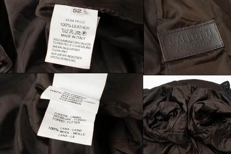 Men Brunello Cucinelli Jacket Brown Leather 40 /L