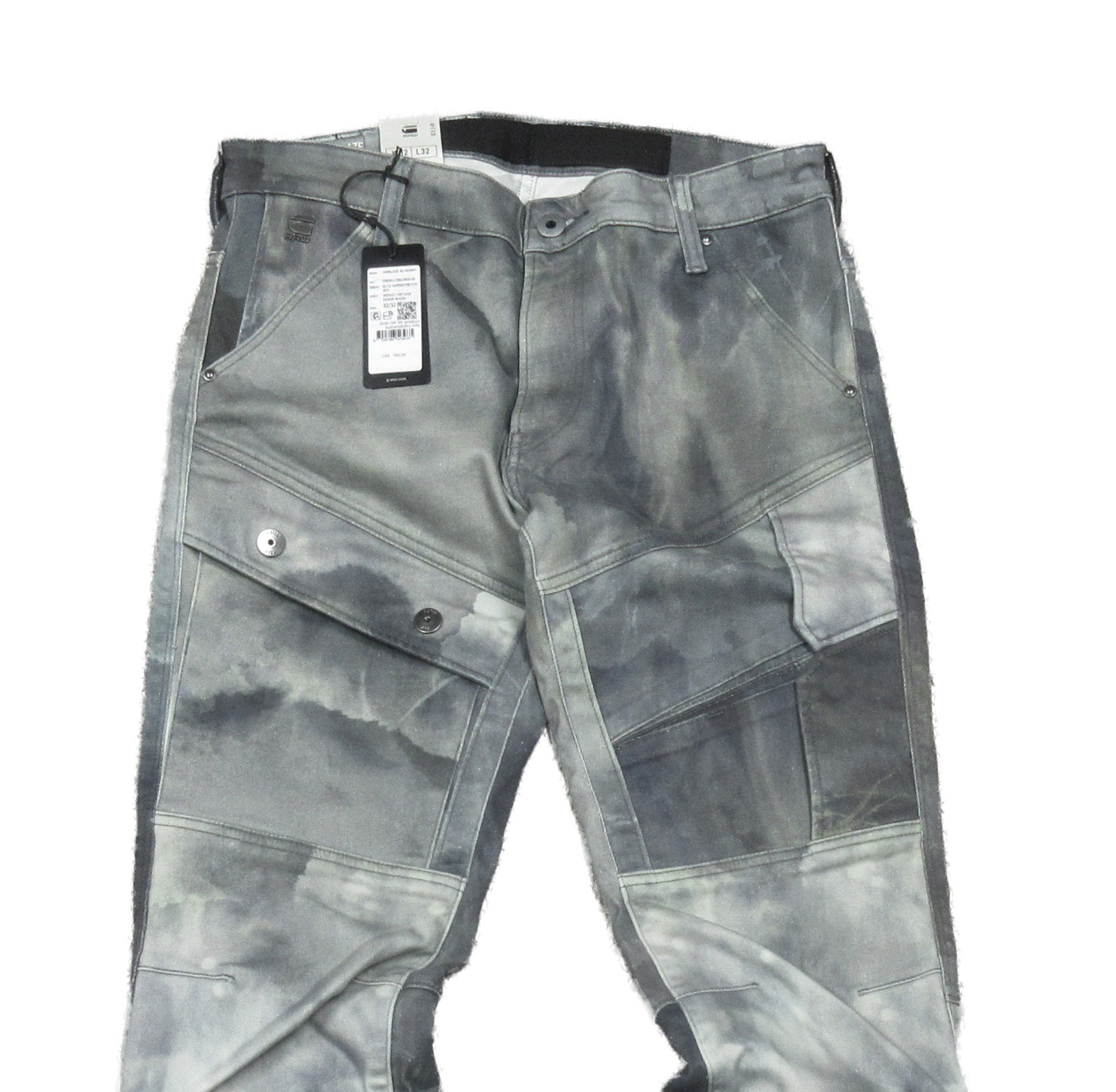G-Star Men’s Indigo Vintage Denim Wash Airblaze 3D Skinny Jeans 32×32