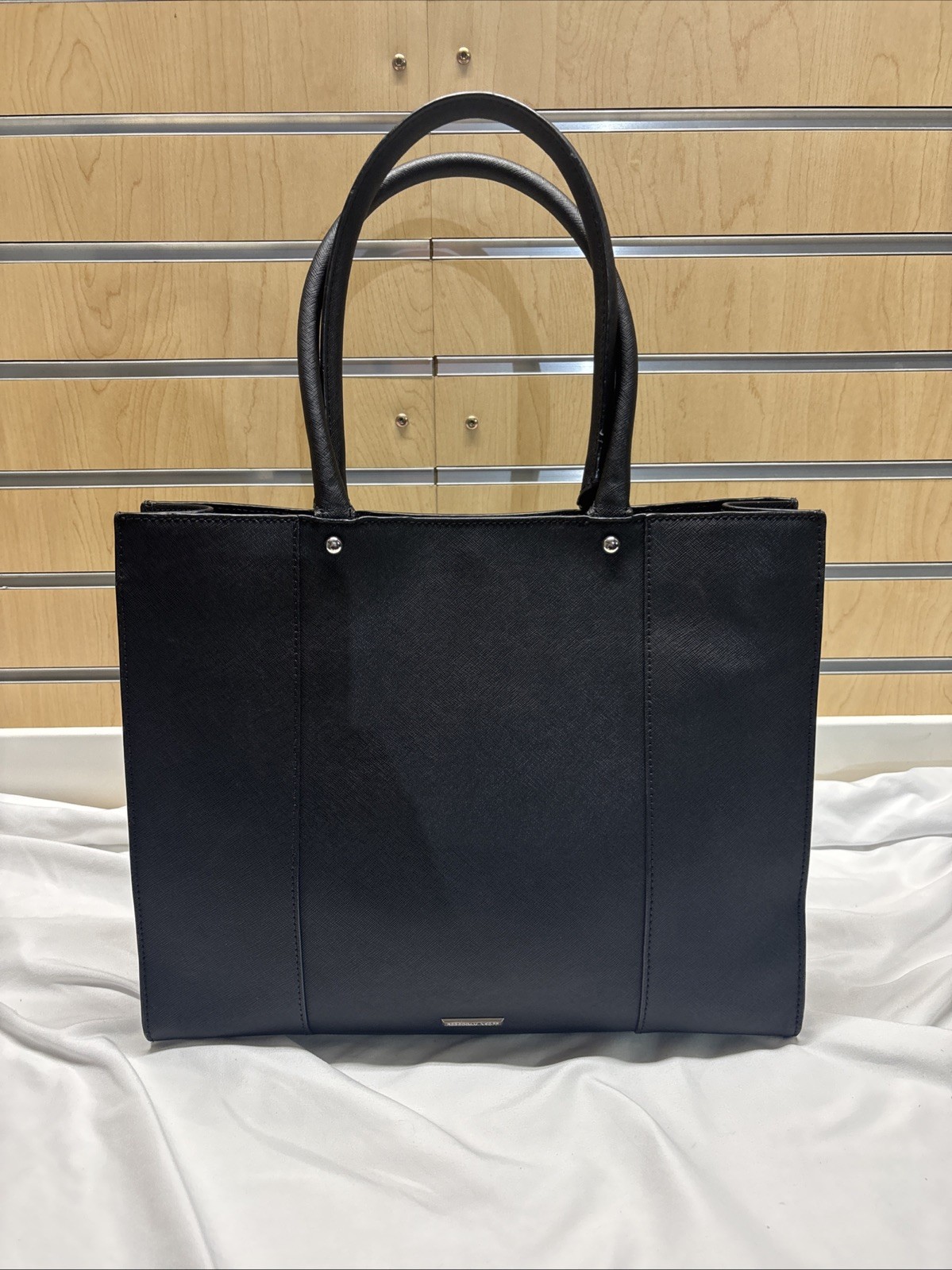 Rebecca Minkoff Large Black Leather Morning After Bag (M.A.B.) Tote
