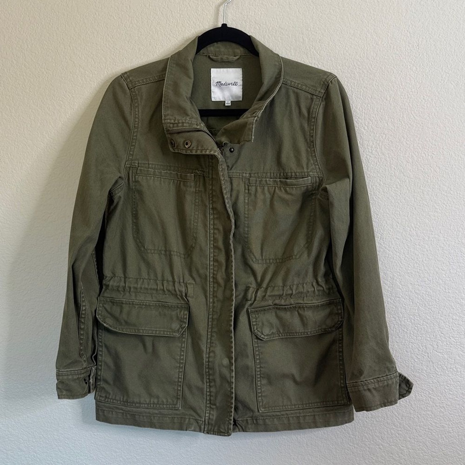 Madewell Surplus Fleet Khaki Utility Jacket women’s small green
