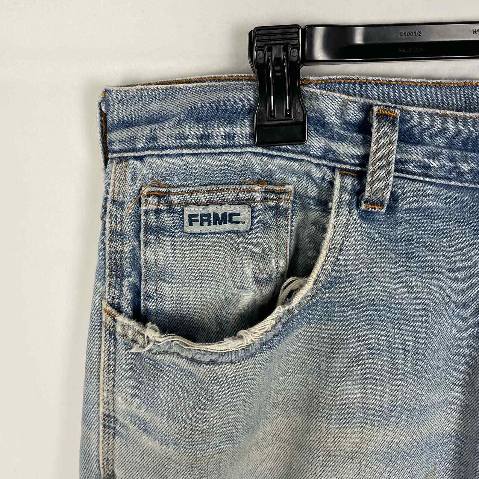 Tyndale FR Jeans Flame Resistant F290T Carpenter 35 X 32 Light Wash Distressed