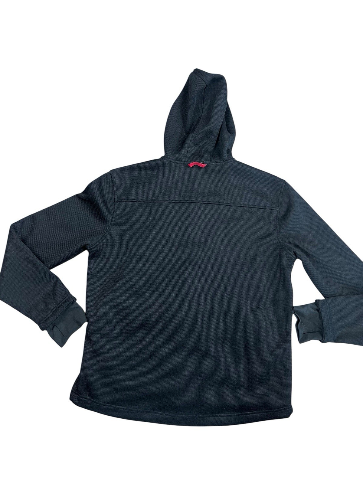 Vortex Jacket Men’s XL Black Full Zip Hooded Performance Softshell Logo