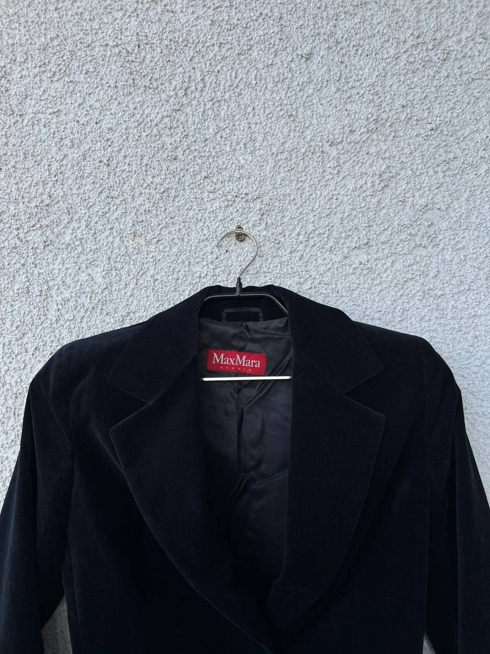 Max Mara Studio Dark Blue Velvet Jacket / Blazer