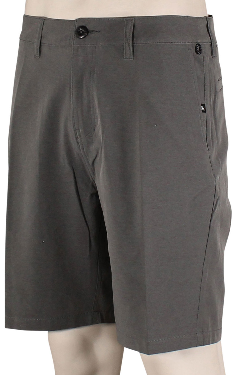 Quiksilver Mens 34 Length 20 Amphibian Shorts Dark Gray Reg Fit $58 MSRP NEW NWT