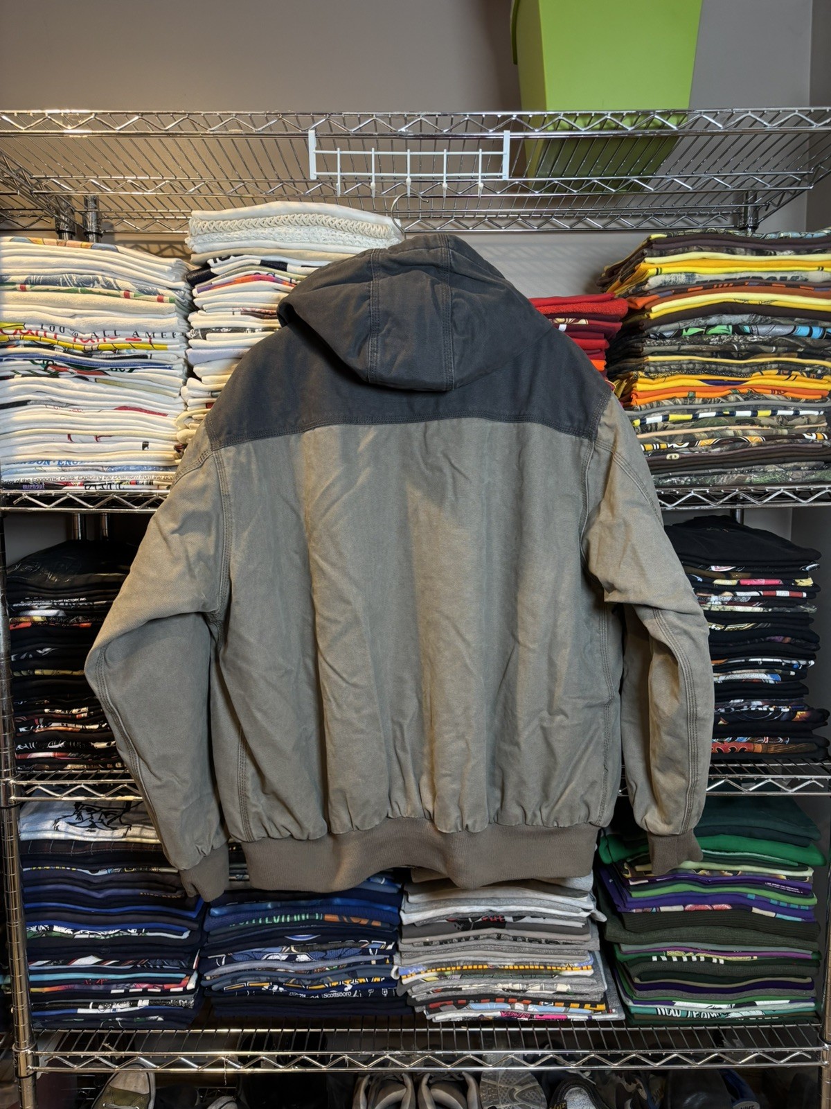 Snap On Silver and Grey Workwear Work Jacket Size X-Large Men’s