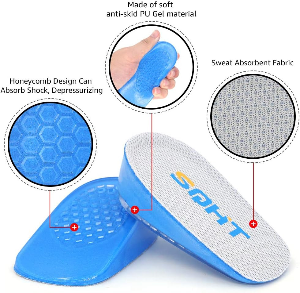 Heel Lift for Achilles Tendonitis, Heel Pain and Leg Length Discrepancy, Shoe In