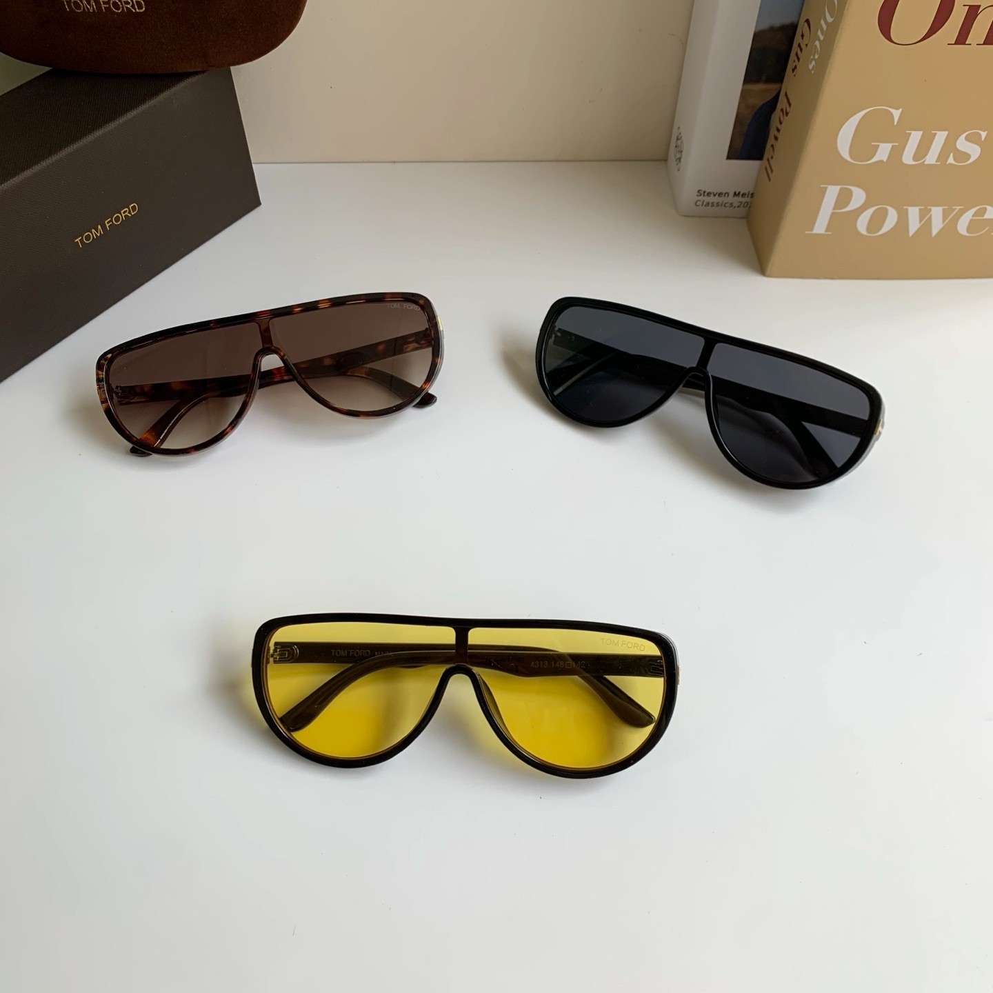 Gucci GG1142S Metal Sunglasses Gold Frame Purple Gradient Lens 56-19-145