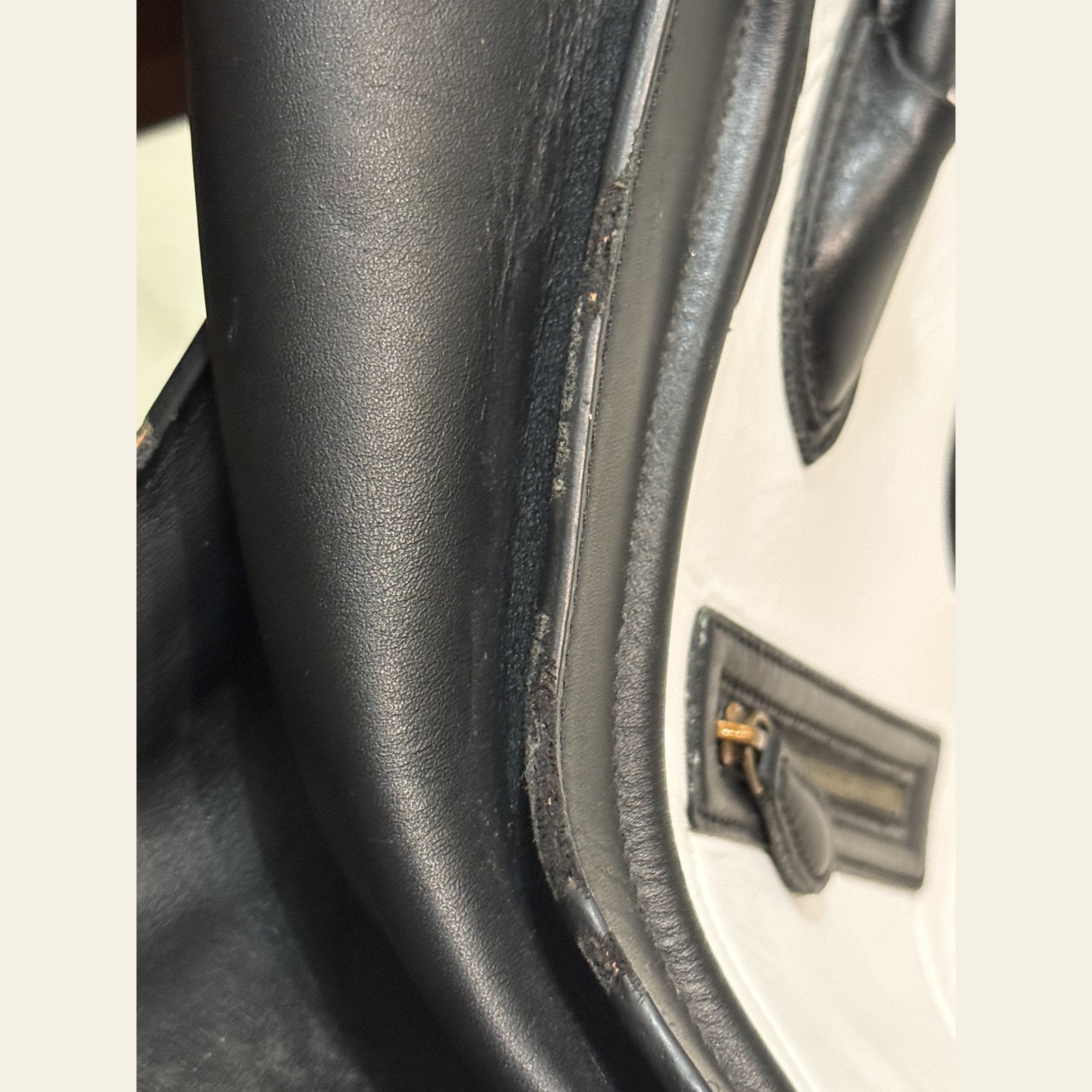 Celine Mini Luggage Tote Black White Bicolor Calfskin Phoebe Philo Era