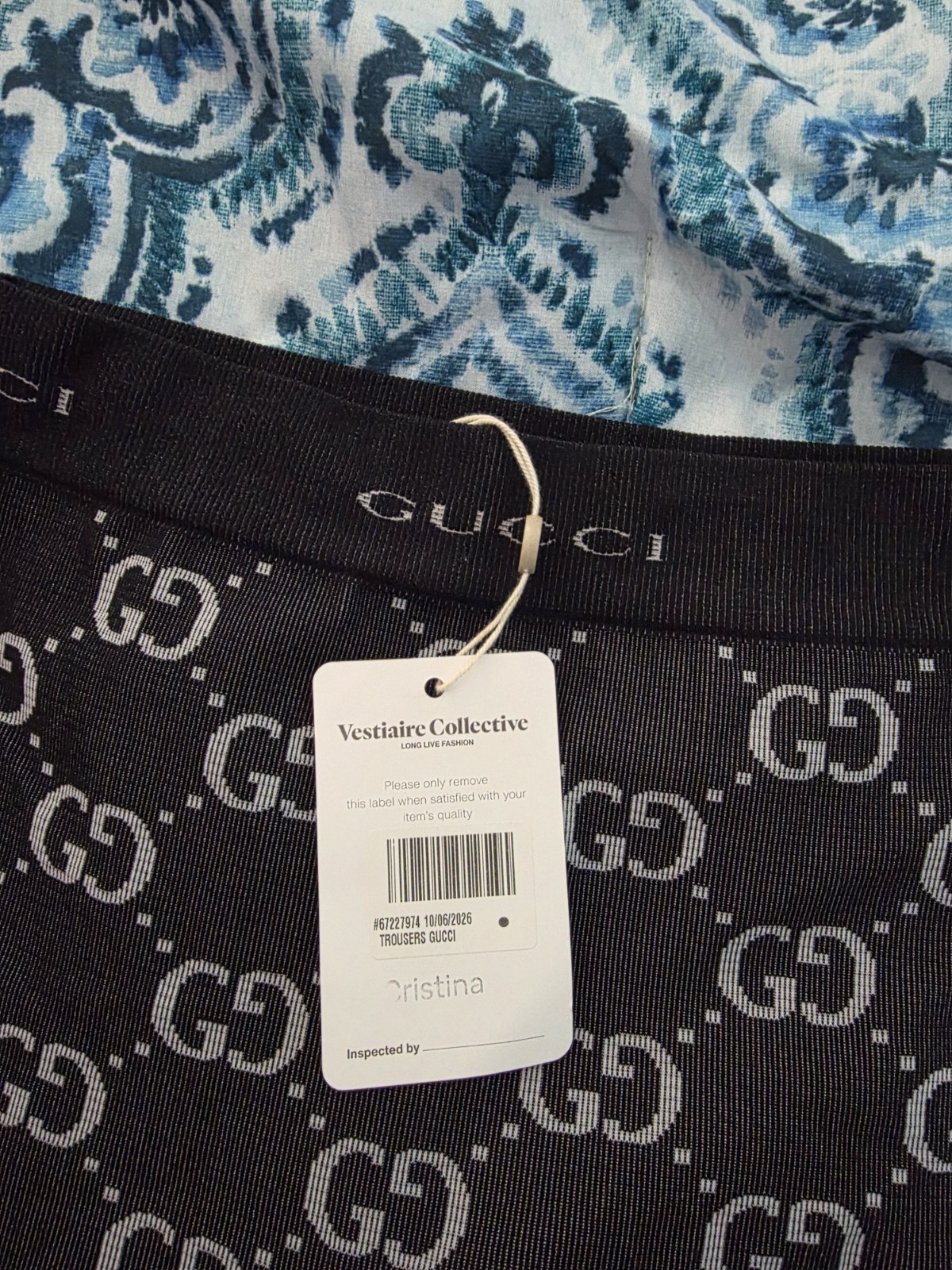 NEW Gucci GG Jacquard Jersey Leggings Black/Orange Women’s Size S Authentic