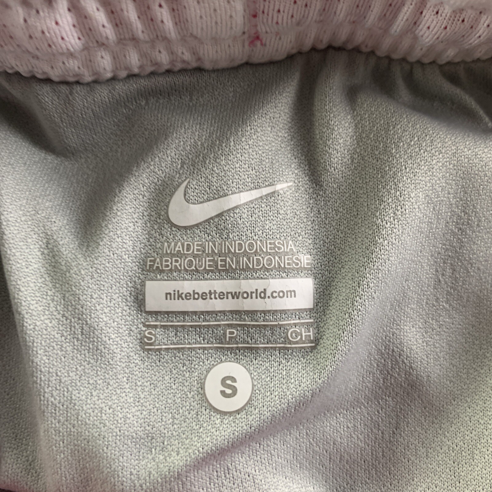 Nike Shorts Womens Small Pink White Black Gray Pacer Tempo Running Lined Active
