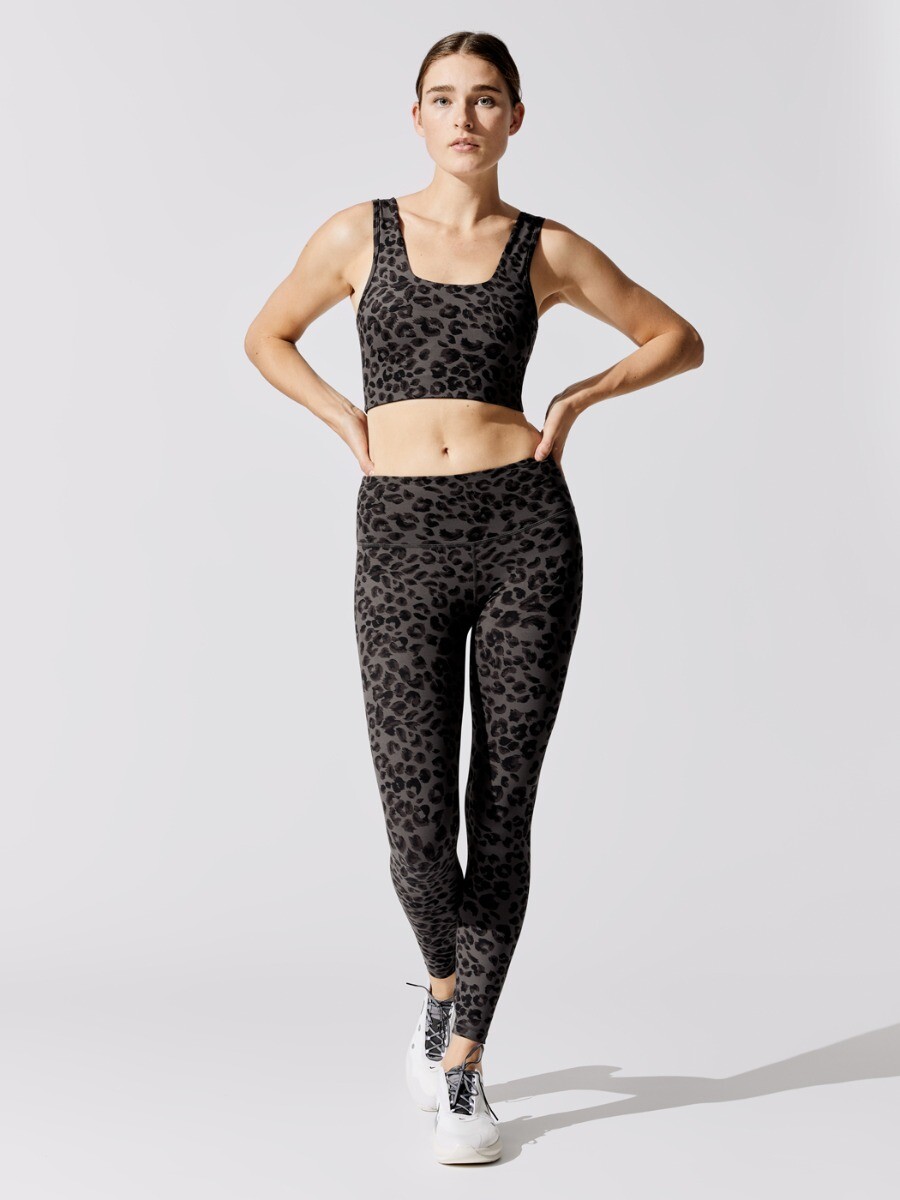 NWT $106.00 Carbon38 Century Legging 2.0 by Varley in Cheetah “Small”