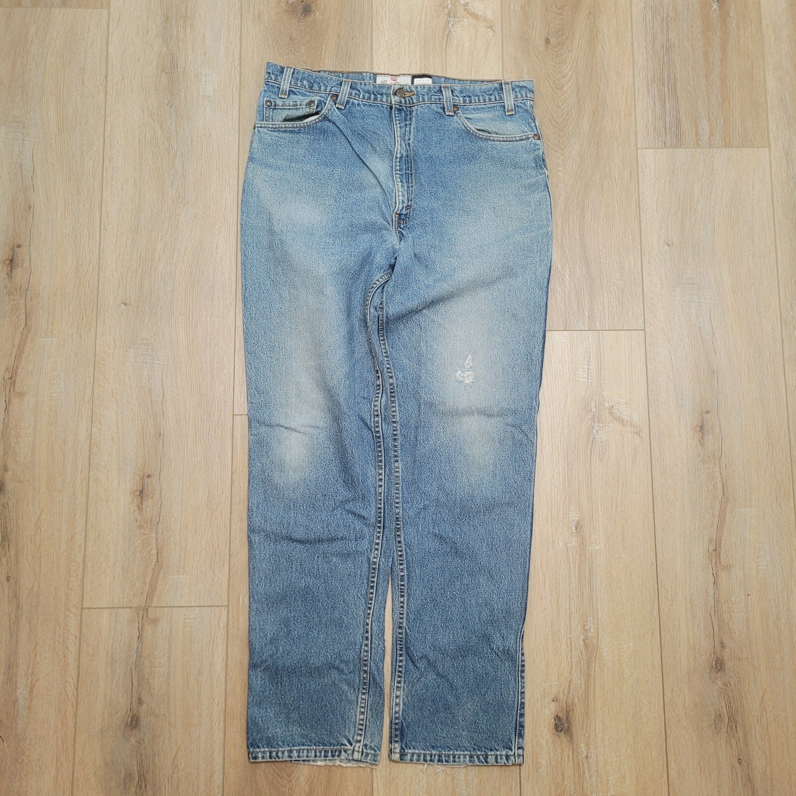 VTG 80s Levi’s 540 Orange Tab USA Jeans Measured 38×34 High Rise Dad Jean