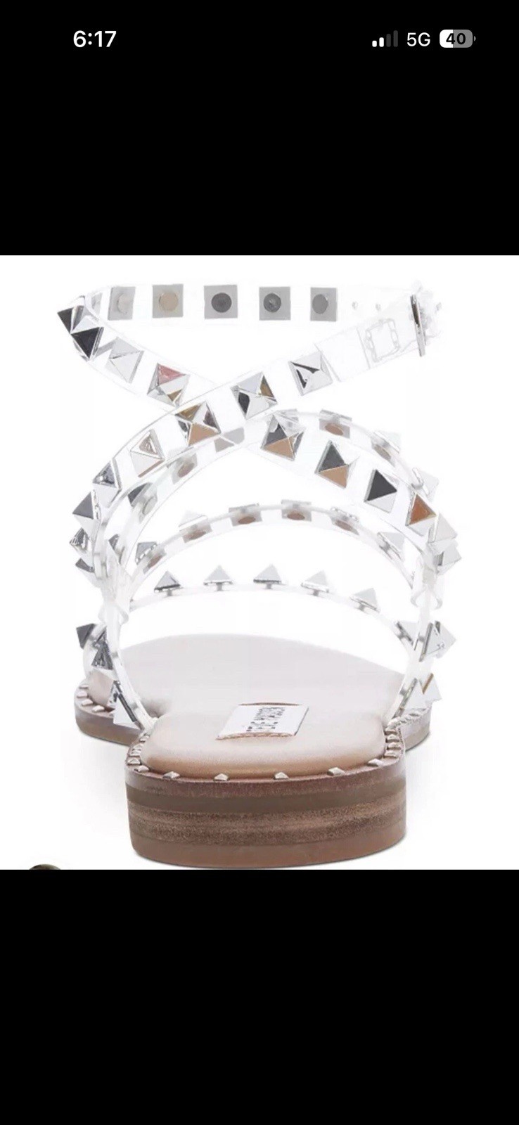 Steve Madden Women’s Studded Strap Sandals Size 8