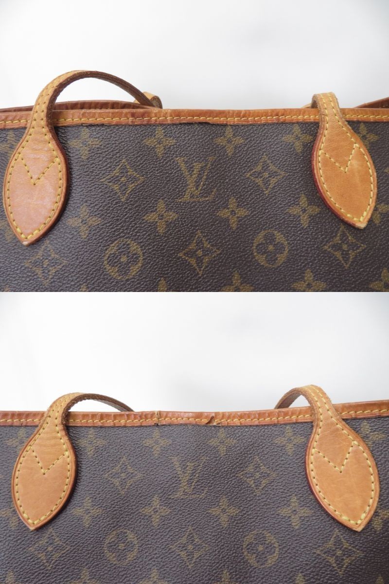 Authentic Louis Vuitton Monogram Neverfull GM Tote Bag Handbag F#53203