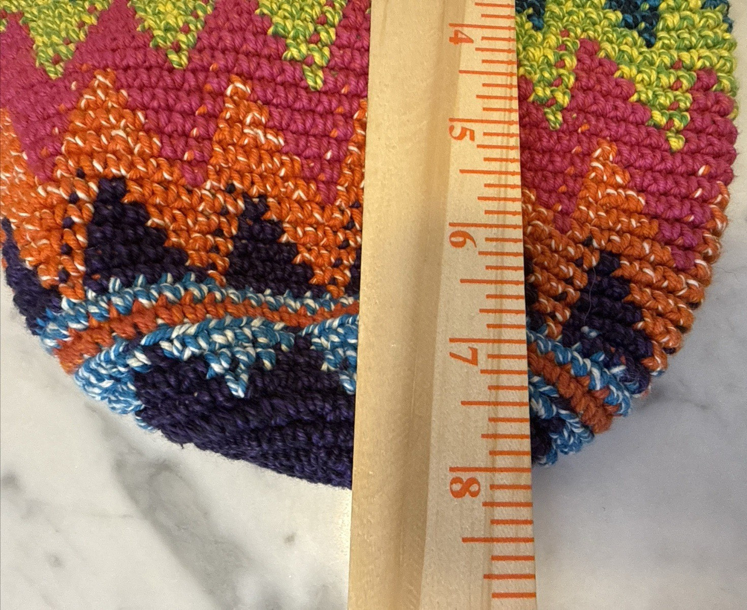 Bamboo Trading Co Cotton Boho Crossbody Bucket Bag Purse Geometric Guatemala
