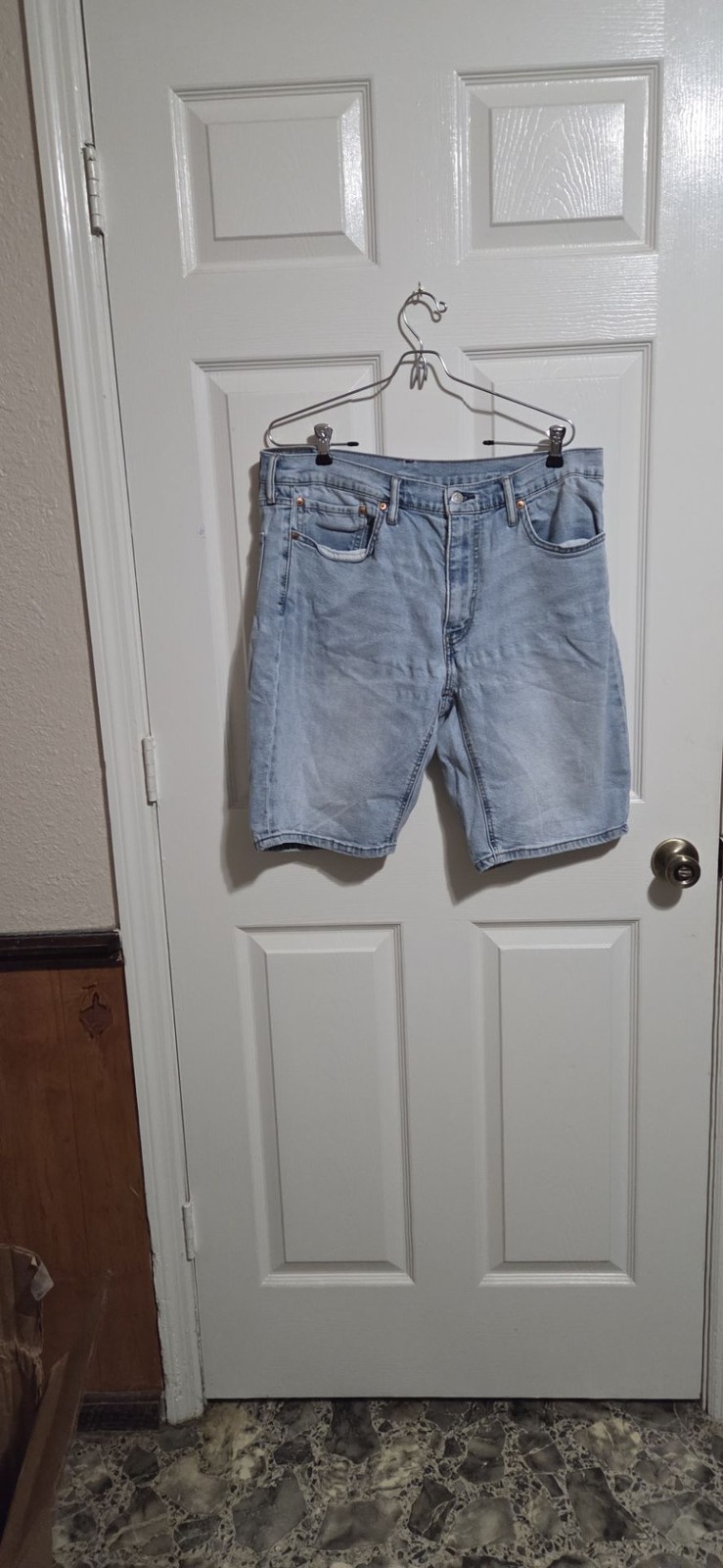 Levi’s 541 Athletic Taper Light Wash Denim Shorts W36. Made in 2016