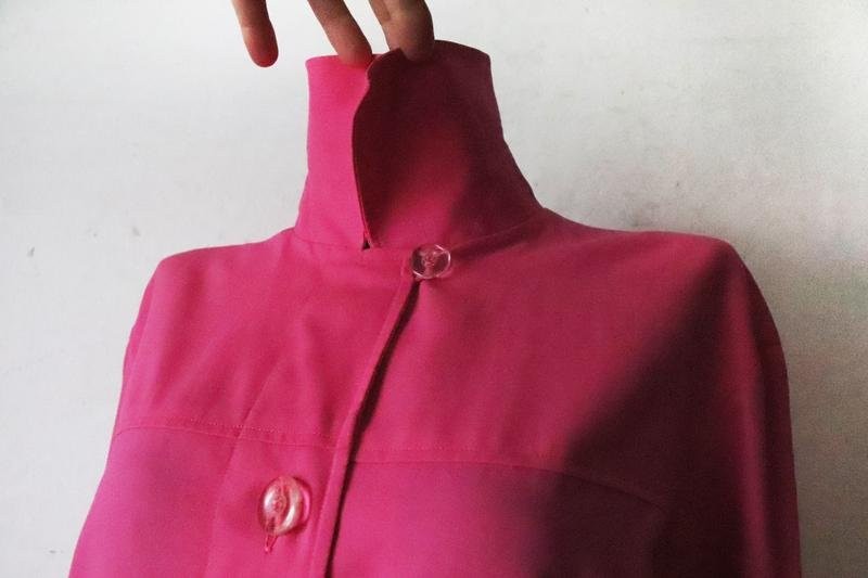 Women Akris Dress Pink 42 / XL / 50