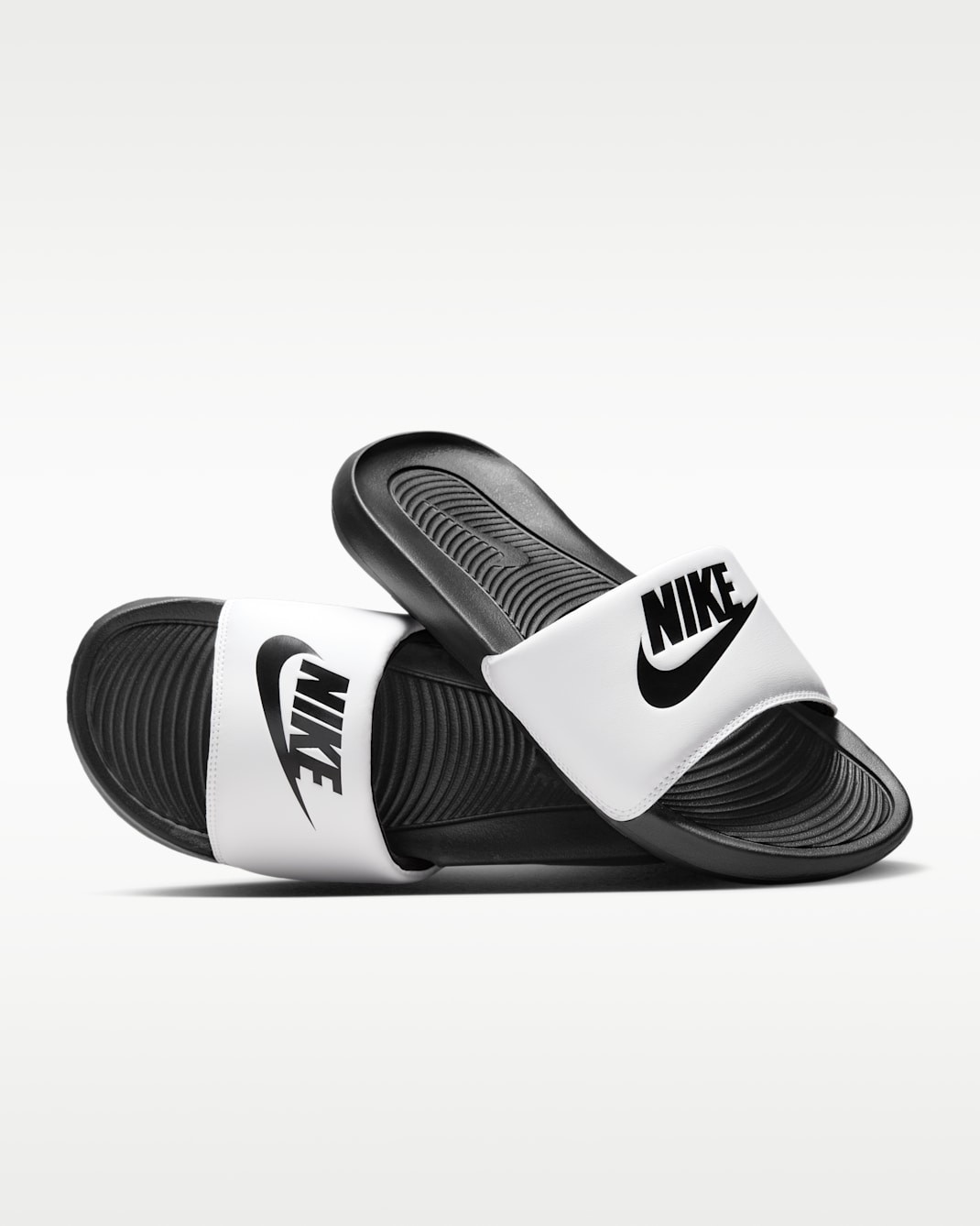 Nike Victori One Men’s Slides CN9675-005 Black/White/Black