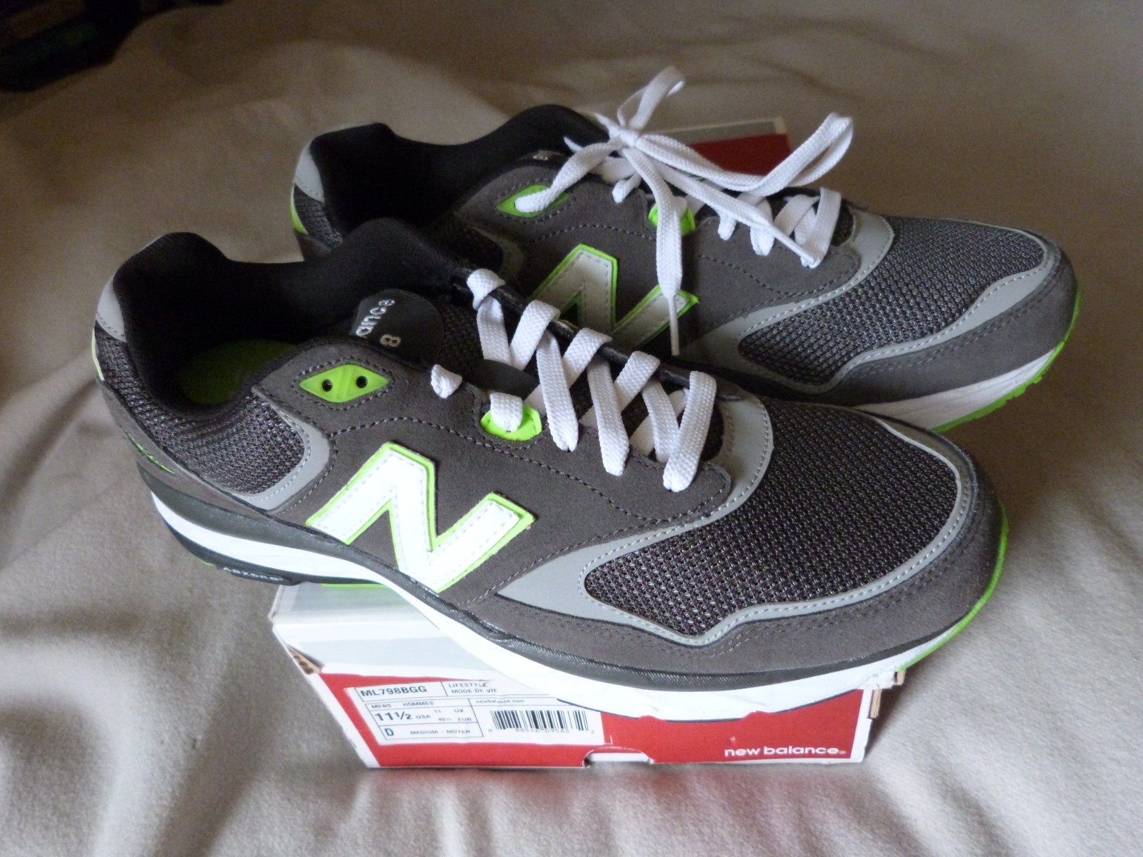 New Balance ML798BGG Men’s Lifestyle Shoe 11.5 D