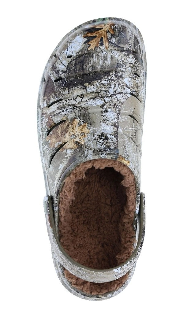 Rugged Shark Men’s Realtree Edge Camo Slip-on Lined EVA Clog Slippers Shoe: 8-13