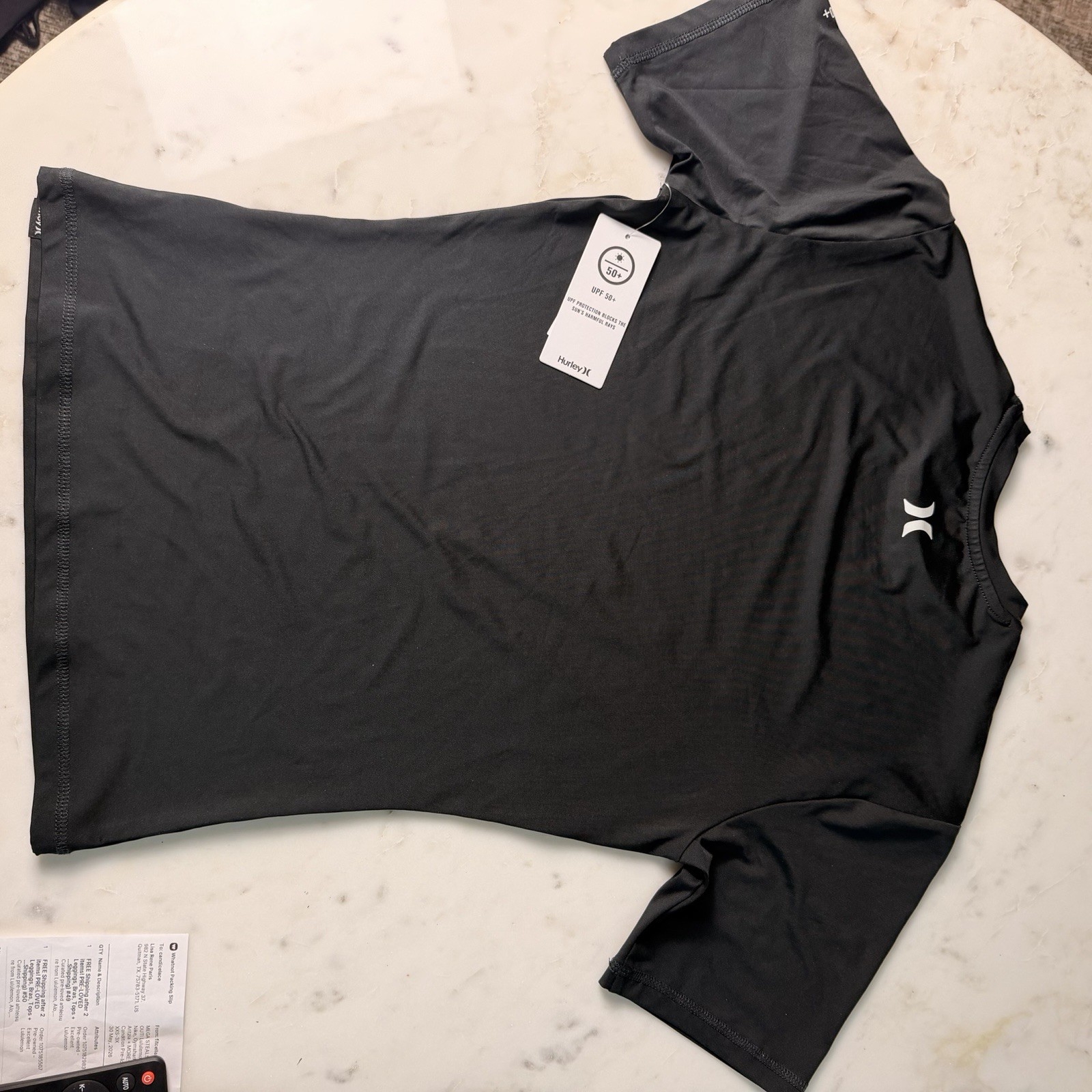 Hurley OAO Quickdry Rashguard SS T-Shirt UPF 50 Men’s Size Medium