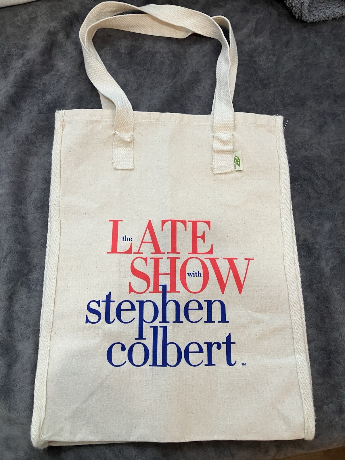 Rare Late Show With Stephen Colbert Tote Bag
