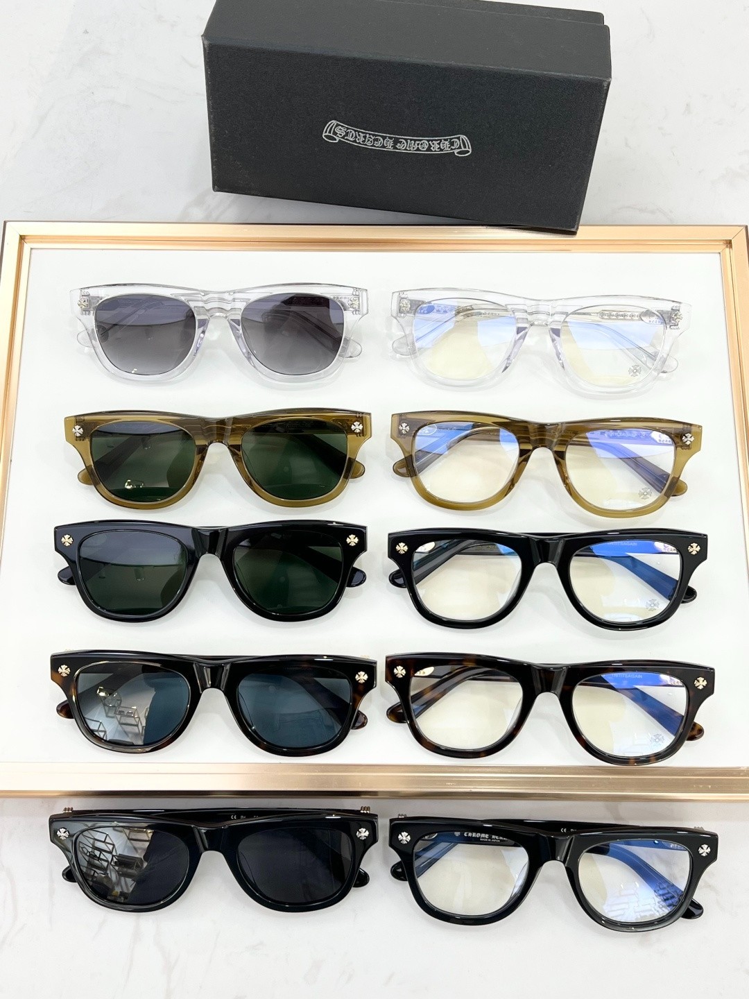 Chrome Hearts Mod ：TRITITSAGAIN Sunglasses Size ：53口22-149 🐟 1524 1724