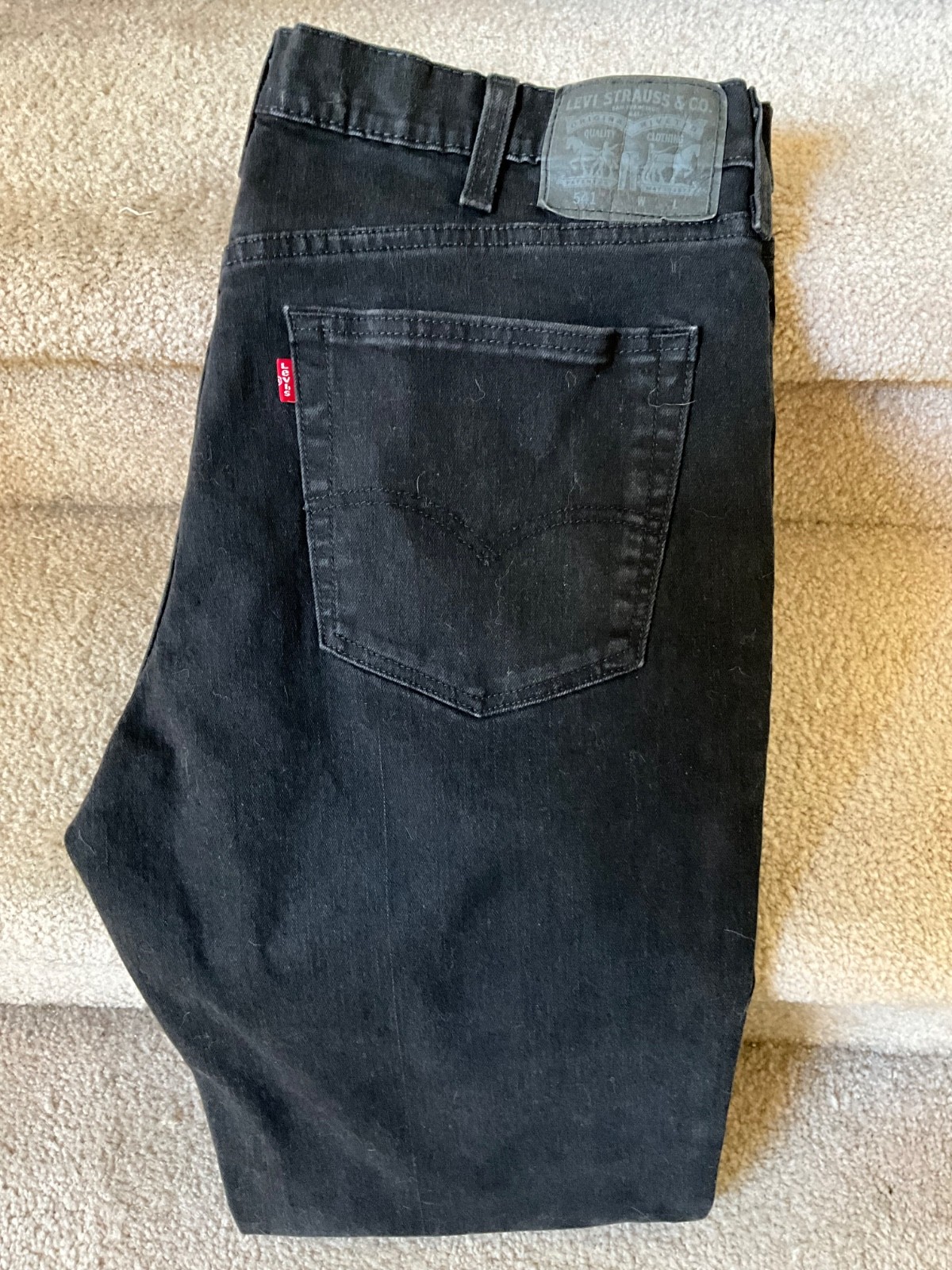 Men’s Levi’s 541 Black Jeans Size 40×36