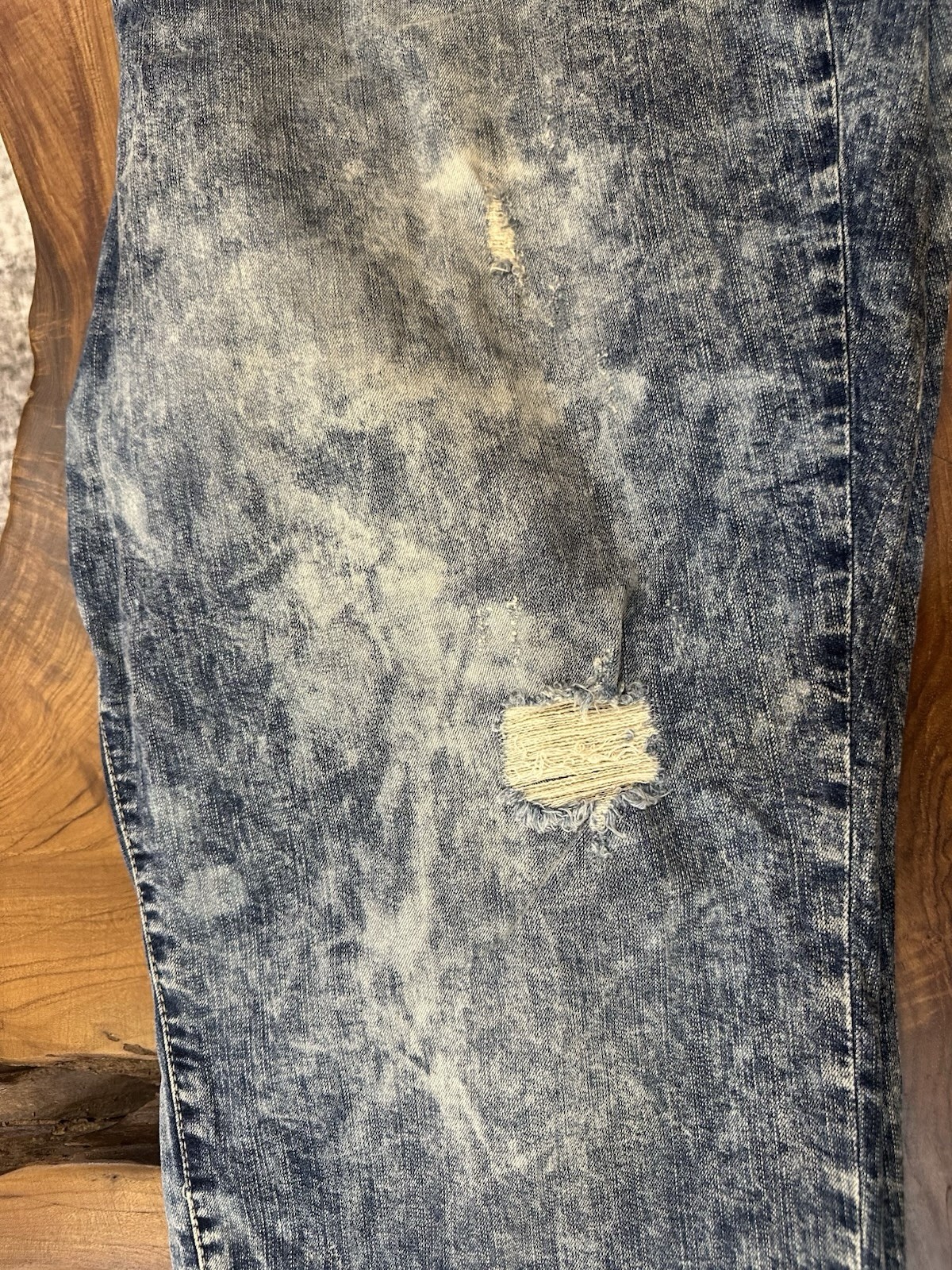 Torrid Women’s Plus Size 26 Blue Acid Wash Boyfriend Jeans 31” Inseam