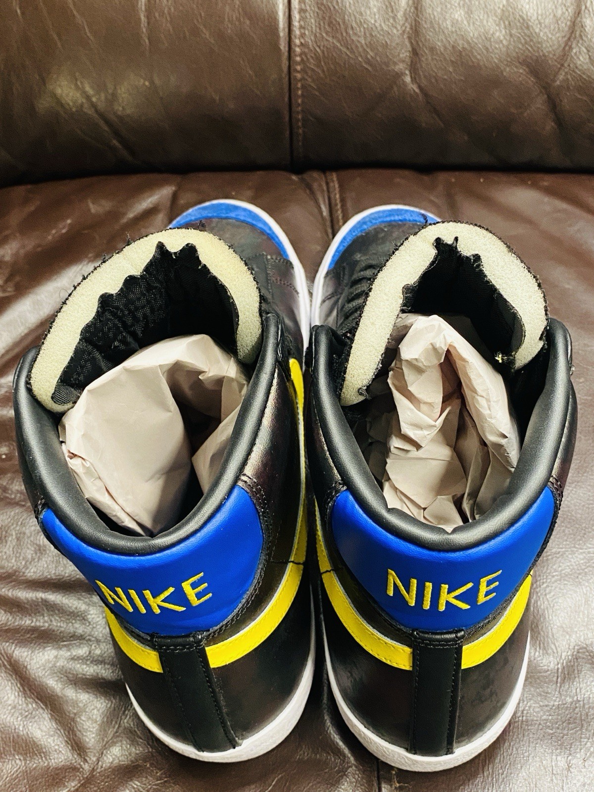 Nike Blazer Mid ’77 VNTG Sisterhood Black Yellow Royal Men’s Size 11 w/ Box