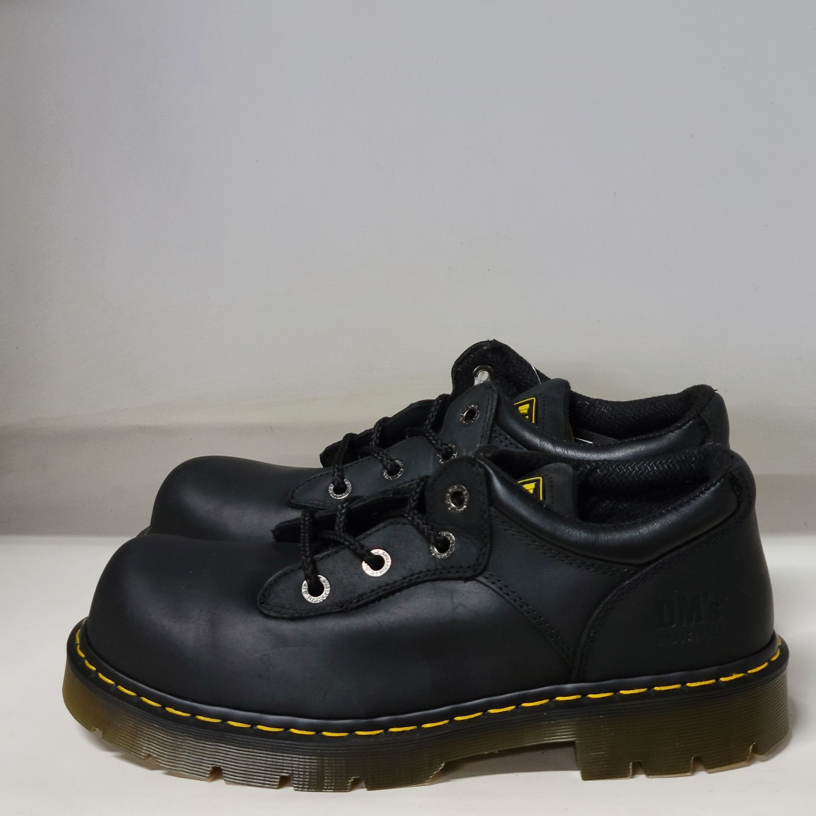 Dr. Martens Naseby Steel Toe Boot Black Mens Size 11M