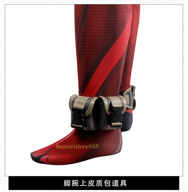Scarlet Spider Costume Spider-Man Cosplay Outfits Jumpsuit Halloween Adult