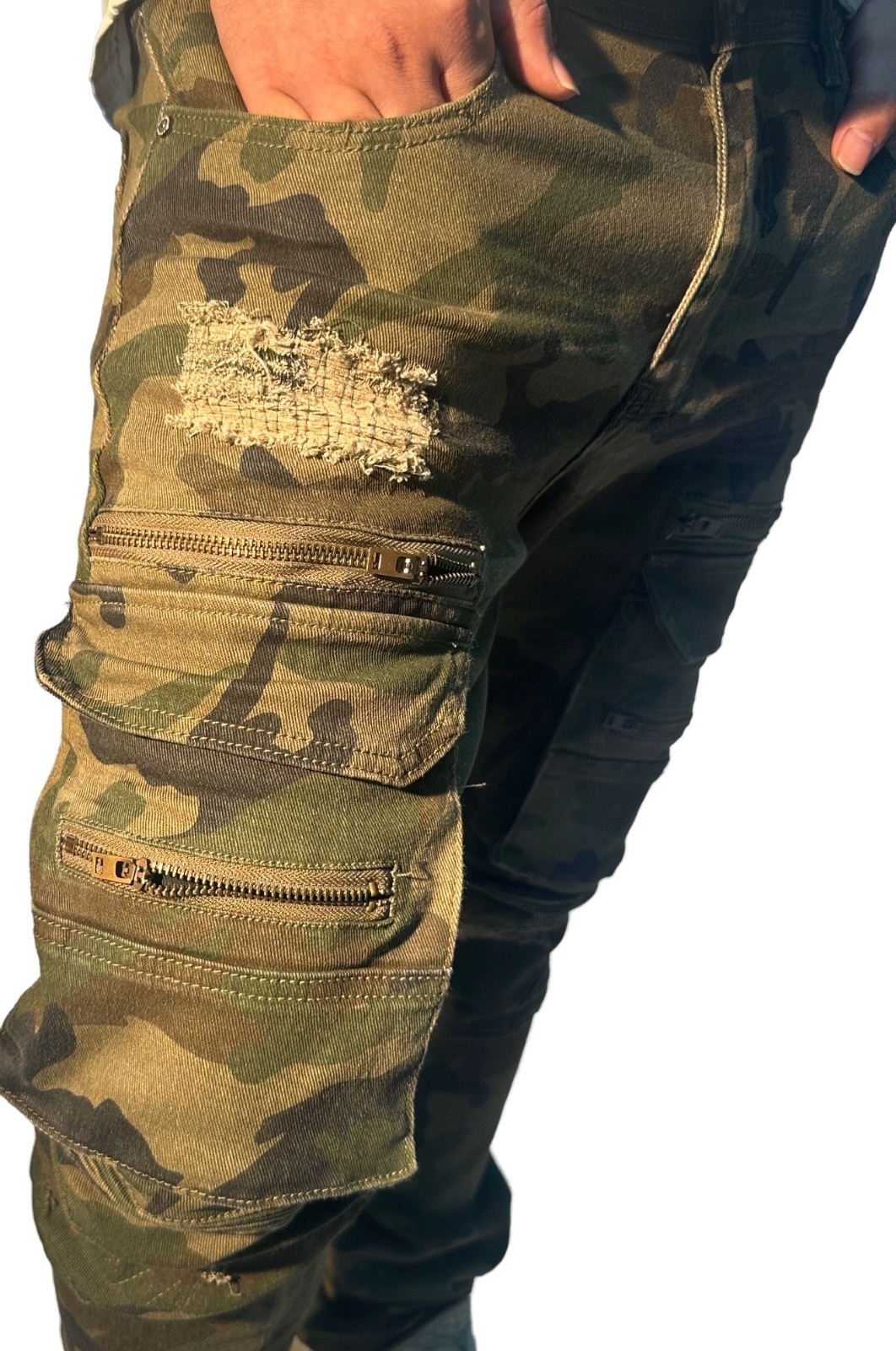 Men’s Bleeker Bleeker Straight Fit Jeans Camo Denim (typhoon) Skinny D610